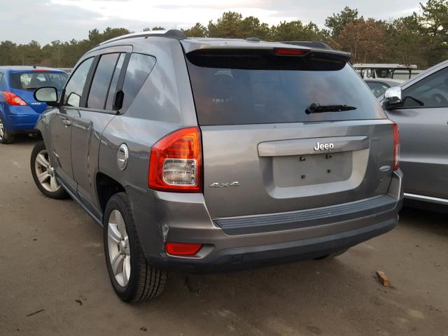 1J4NF1FBXBD281765 - 2011 JEEP COMPASS SP GRAY photo 3