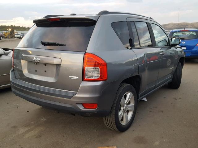 1J4NF1FBXBD281765 - 2011 JEEP COMPASS SP GRAY photo 4