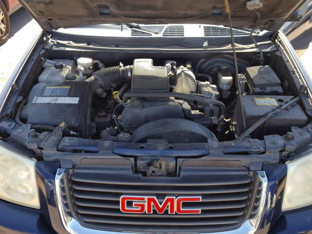 1GKDS13S122502672 - 2002 GMC ENVOY BLUE photo 7