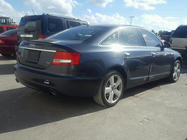 WAUAH94FX8N107259 - 2008 AUDI A6 3.2 CHARCOAL photo 4