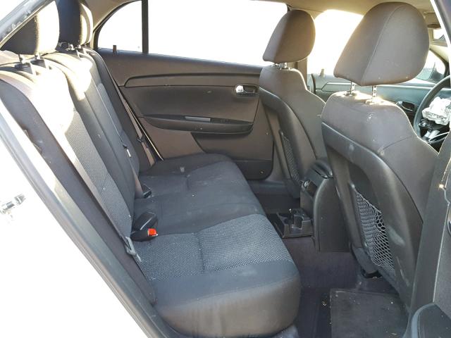 1G1ZC5E14BF224412 - 2011 CHEVROLET MALIBU 1LT WHITE photo 6