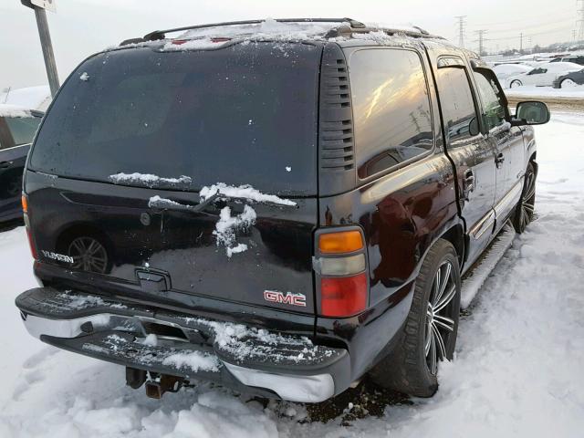 1GKEK13Z43J175631 - 2003 GMC YUKON BLACK photo 4