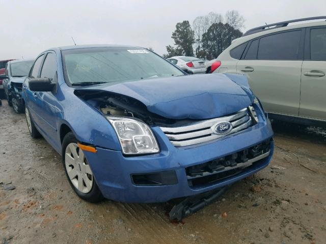 3FAHP06Z59R216384 - 2009 FORD FUSION S BLUE photo 1