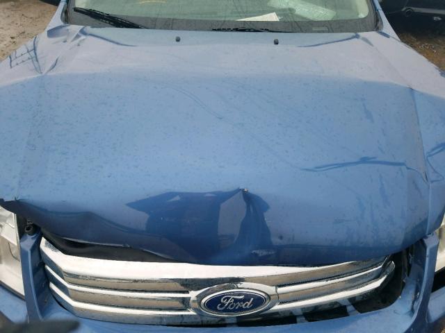 3FAHP06Z59R216384 - 2009 FORD FUSION S BLUE photo 7