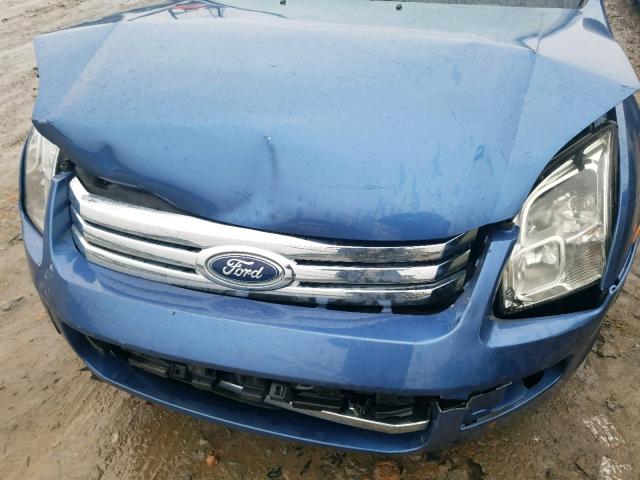 3FAHP06Z59R216384 - 2009 FORD FUSION S BLUE photo 9