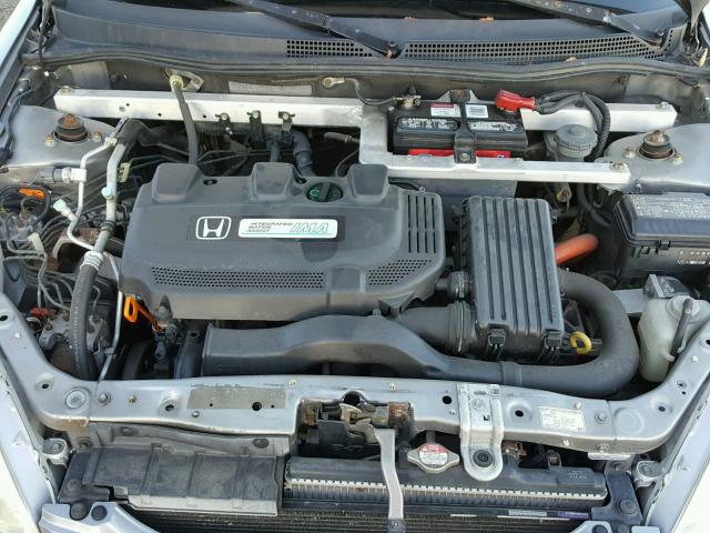 JHMZE147X2T000271 - 2002 HONDA INSIGHT SILVER photo 7