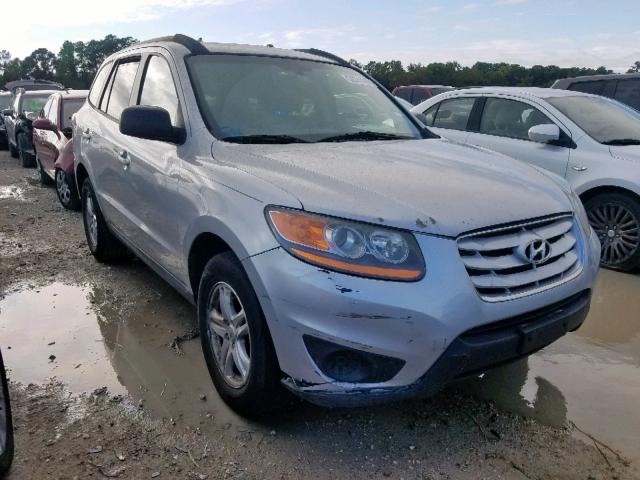 5NMSG3AB4AH352389 - 2010 HYUNDAI SANTA FE G SILVER photo 1