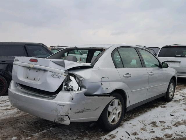 1G1ZT52895F121007 - 2005 CHEVROLET MALIBU LS 银色 照片 4