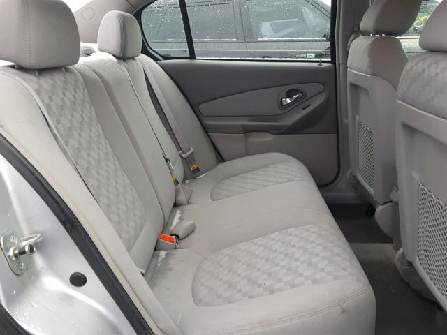 1G1ZT52895F121007 - 2005 CHEVROLET MALIBU LS 银色 照片 6