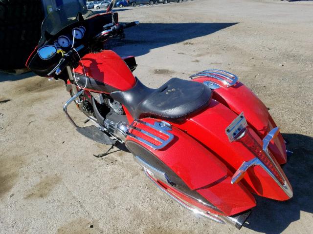 5VPTW36N3F3039349 - 2015 VICTORY MOTORCYCLES CROSS COUN RED photo 3