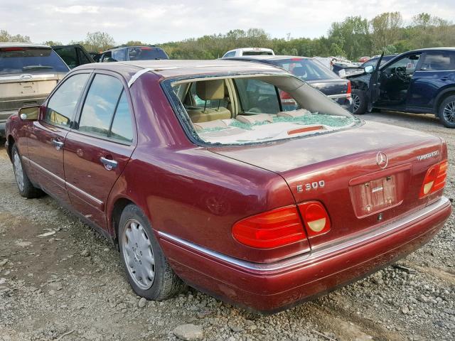 WDBJF25H5XA940066 - 1999 MERCEDES-BENZ E 300TD MAROON photo 3