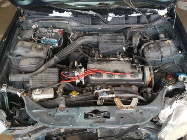 2HGEJ6613YH501592 - 2000 HONDA CIVIC BASE GREEN photo 7