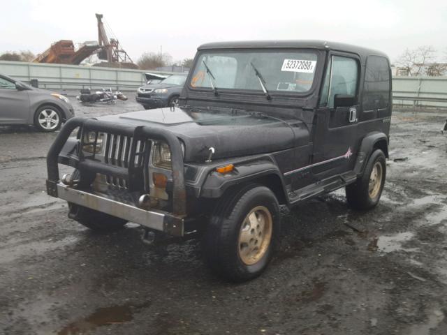 2J4FY59TXLJ545347 - 1990 JEEP WRANGLER / BLACK photo 2