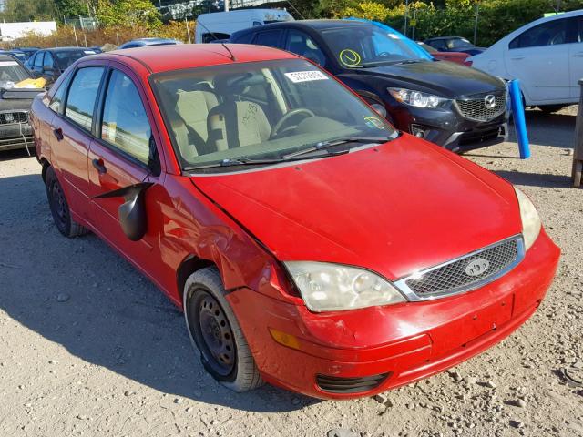 1FAFP34N46W129965 - 2006 FORD FOCUS ZX4 RED photo 1