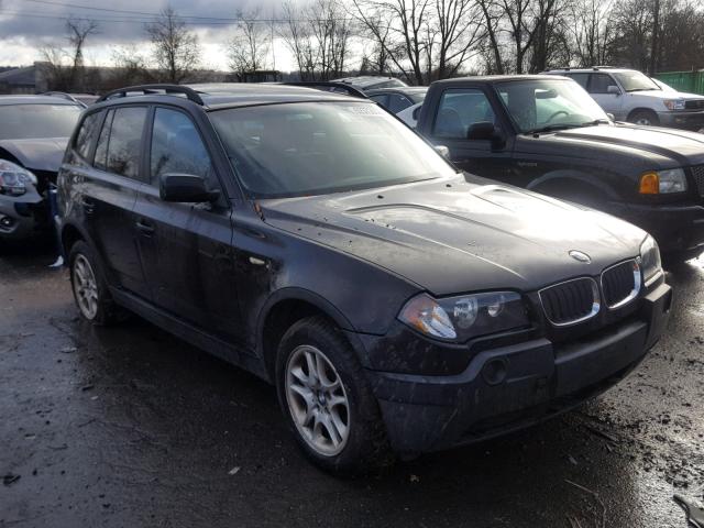 WBXPA73465WC48900 - 2005 BMW X3 2.5I BLACK photo 1