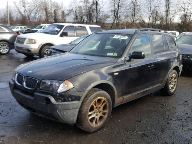 WBXPA73465WC48900 - 2005 BMW X3 2.5I BLACK photo 2