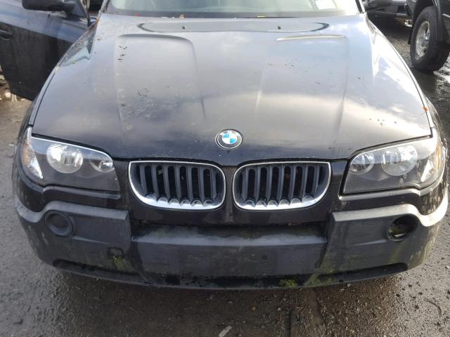 WBXPA73465WC48900 - 2005 BMW X3 2.5I BLACK photo 7