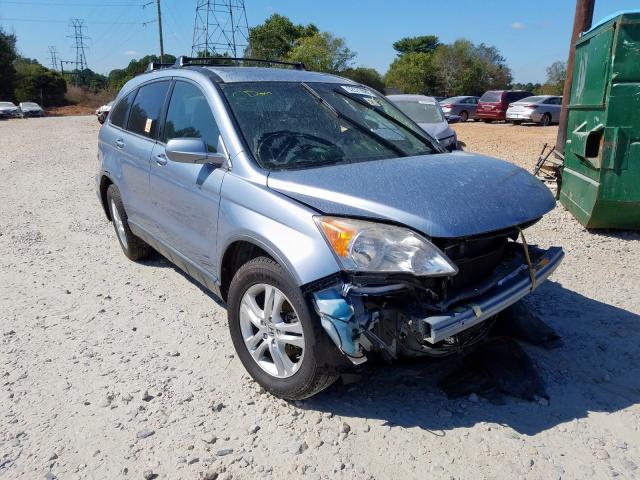 JHLRE4H75BC033999 - 2011 HONDA CR-V EXL SILVER photo 1