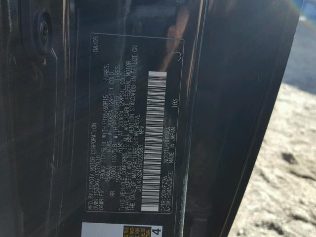 JTLKT324150220583 - 2005 TOYOTA SCION XB 黑色 照片 10