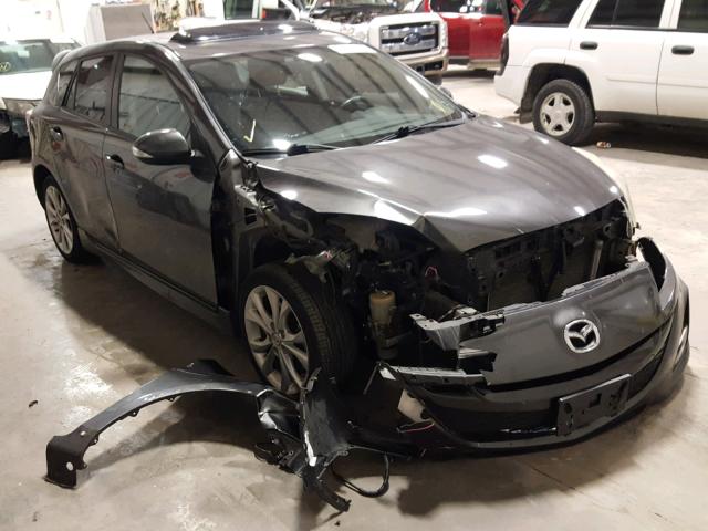 JM1BL1H5XA1191086 - 2010 MAZDA 3 S GRAY photo 1