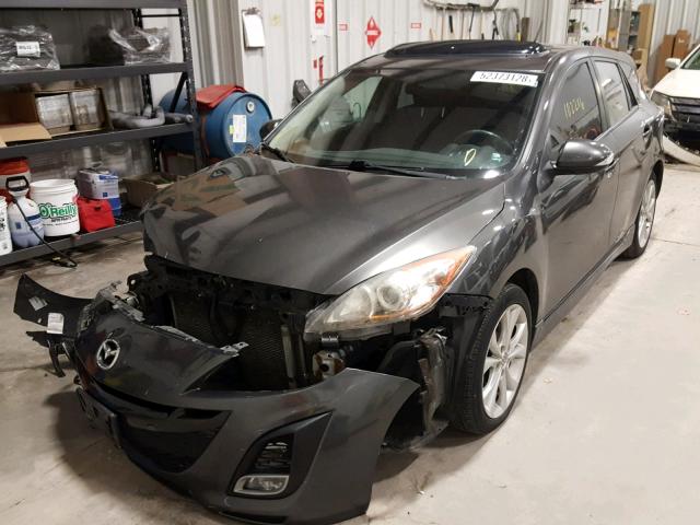 JM1BL1H5XA1191086 - 2010 MAZDA 3 S GRAY photo 2