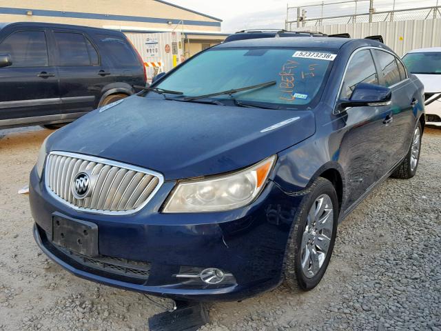 1G4GC5EG4AF280556 - 2010 BUICK LACROSSE C BLUE photo 2