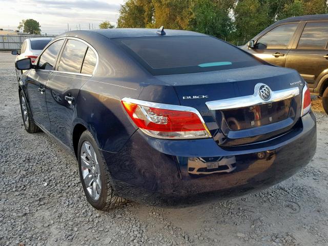 1G4GC5EG4AF280556 - 2010 BUICK LACROSSE C BLUE photo 3