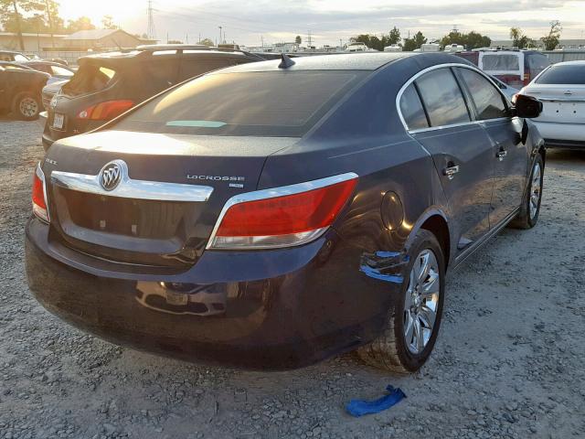 1G4GC5EG4AF280556 - 2010 BUICK LACROSSE C BLUE photo 4