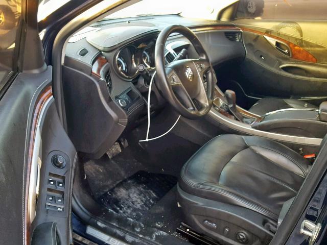 1G4GC5EG4AF280556 - 2010 BUICK LACROSSE C BLUE photo 9