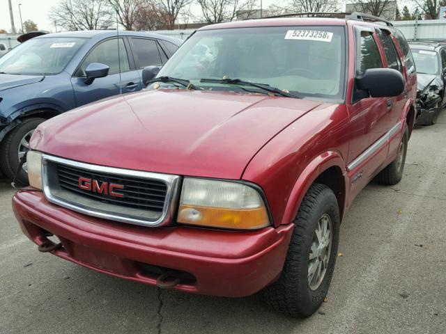 1GKDT13W8Y2152322 - 2000 GMC JIMMY / EN RED photo 2