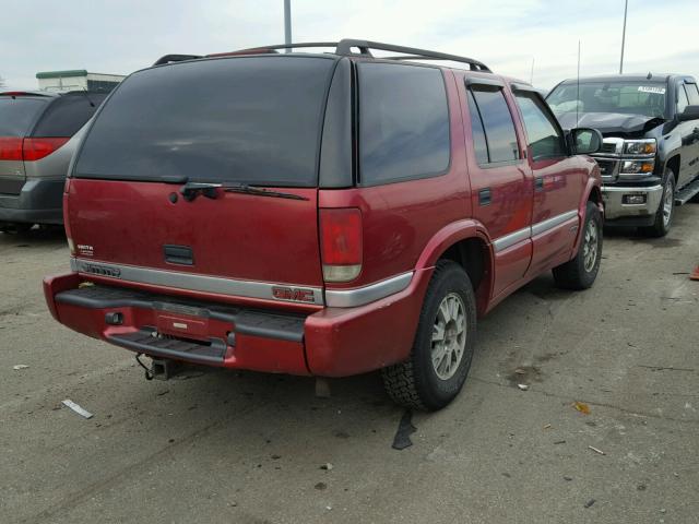 1GKDT13W8Y2152322 - 2000 GMC JIMMY / EN RED photo 4