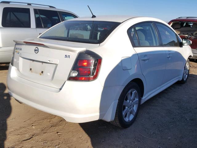 3N1AB6AP3AL691318 - 2010 NISSAN SENTRA 2.0 WHITE photo 4