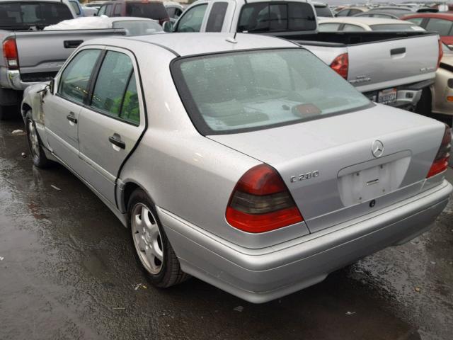 WDBHA29G1YA814688 - 2000 MERCEDES-BENZ C 280 SILVER photo 3