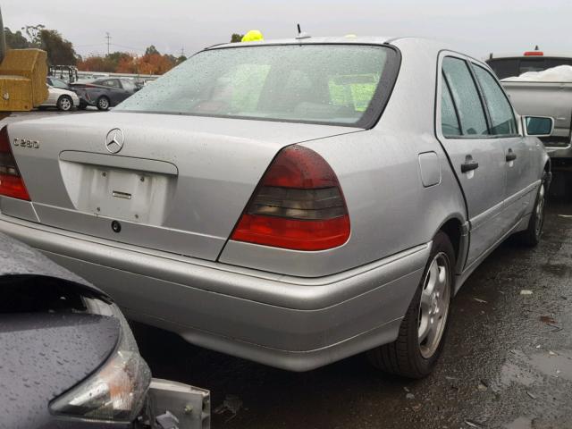 WDBHA29G1YA814688 - 2000 MERCEDES-BENZ C 280 SILVER photo 4