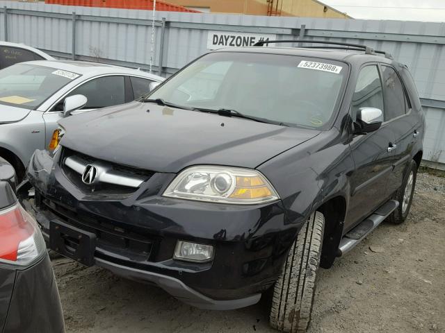 2HNYD18706H002411 - 2006 ACURA MDX TOURIN BLACK photo 2