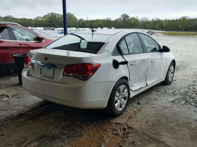 1G1PA5SH1E7281583 - 2014 CHEVROLET CRUZE LS WHITE photo 4