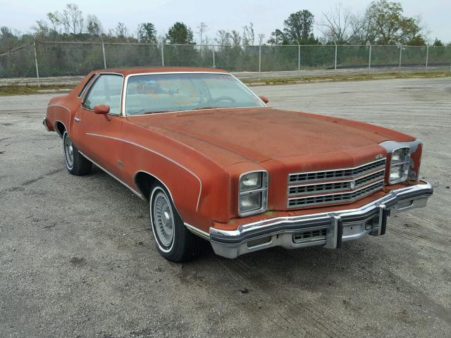 1H57V6B538240 - 1976 CHEVROLET MONTE CARL RED photo 1