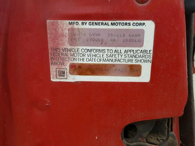 1H57V6B538240 - 1976 CHEVROLET MONTE CARL RED photo 10