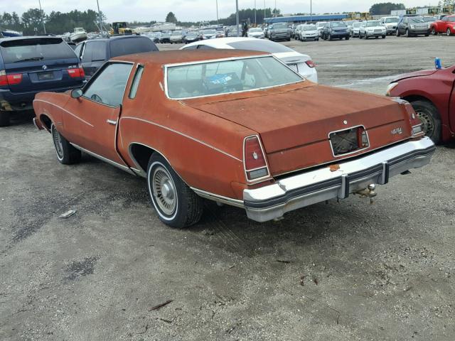 1H57V6B538240 - 1976 CHEVROLET MONTE CARL RED photo 3