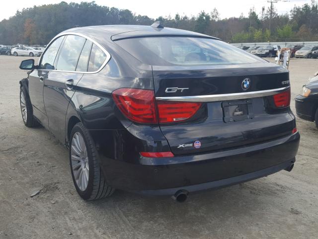 WBASP2C58DC339758 - 2013 BMW 535 XIGT BLACK photo 3