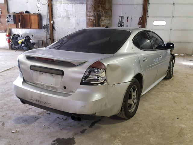 2G2WS522441107728 - 2004 PONTIAC GRAND PRIX SILVER photo 4