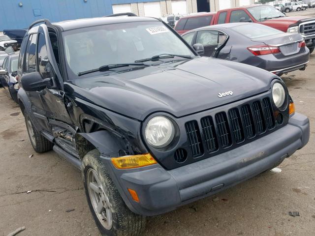 1J4GK48K17W507884 - 2007 JEEP LIBERTY SP BLACK photo 1