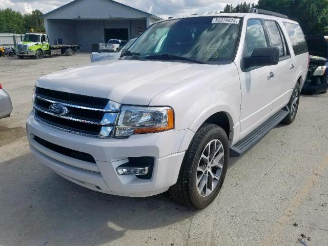 1FMJK1HT2FEF06262 - 2015 FORD EXPEDITION WHITE photo 2