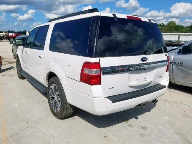 1FMJK1HT2FEF06262 - 2015 FORD EXPEDITION WHITE photo 3