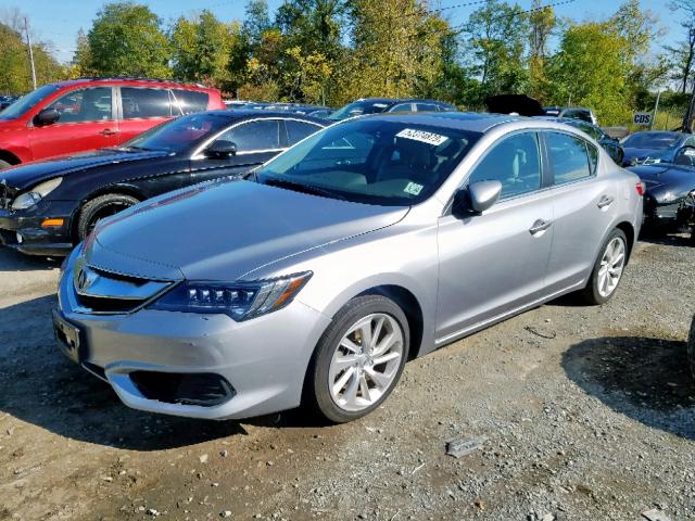 19UDE2F71HA004231 - 2017 ACURA ILX PREMIU SILVER photo 2