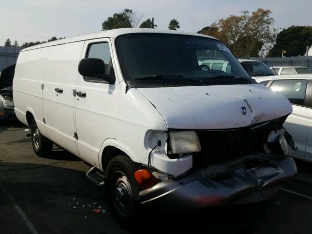 2B7JB21Y0YK168052 - 2000 DODGE RAM VAN B2 WHITE photo 1