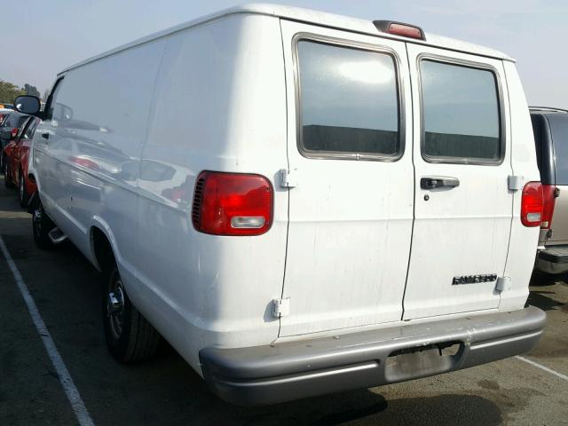 2B7JB21Y0YK168052 - 2000 DODGE RAM VAN B2 WHITE photo 3