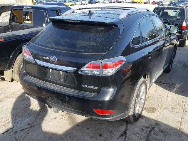 JTJBC1BA9D2056800 - 2013 LEXUS RX 450 BLACK photo 4