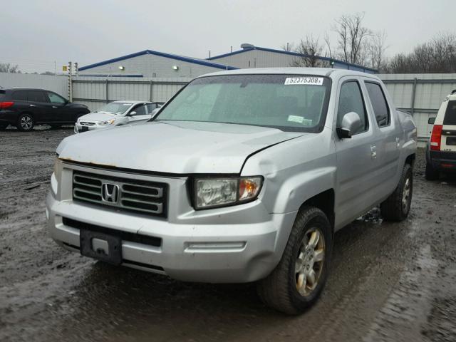 2HJYK16536H554896 - 2006 HONDA RIDGELINE SILVER photo 2