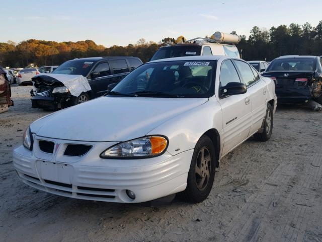 1G2NE52E5XM725551 - 1999 PONTIAC GRAND AM S WHITE photo 2